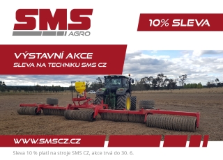 10 % Sleva na stroje SMS CZ