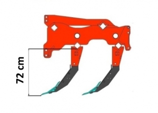 High material throughput thanks the hight frame clearance