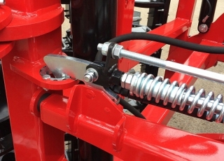 Automatisch Sicherheit Flügel Schutz in Transportstellung.
