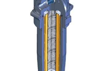 Oil filter for hydraulic components protection